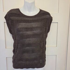 Women's Vintage Old Navy Crochet Sleeveless Sweater - Size S